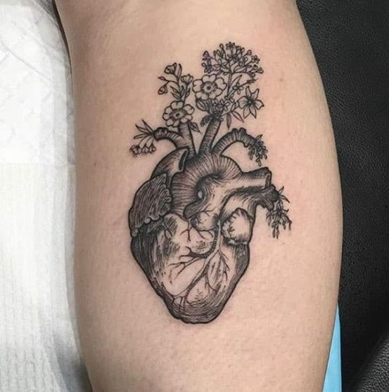 1. Anatomical Heart Tattoos For Men