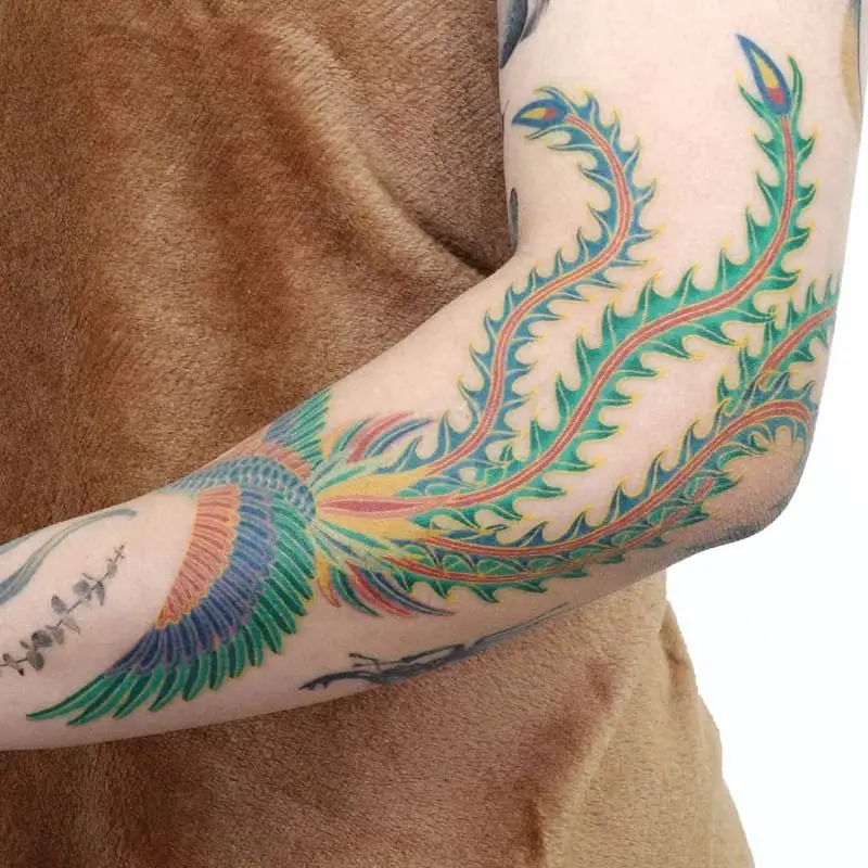 Arm Sleeve Phoenix Tattoo