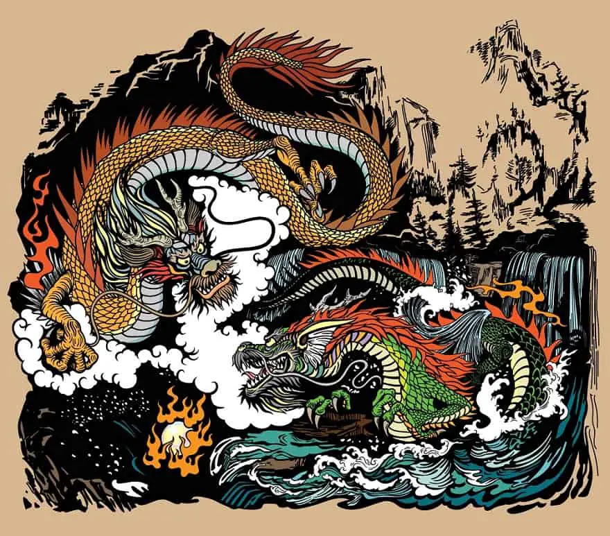 Dragons In East Asia