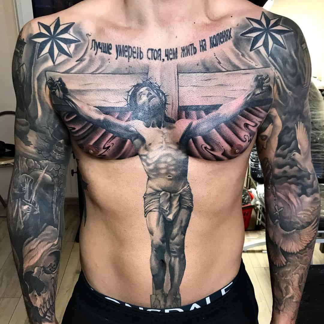Cross Tattoos, saved tattoo, 2