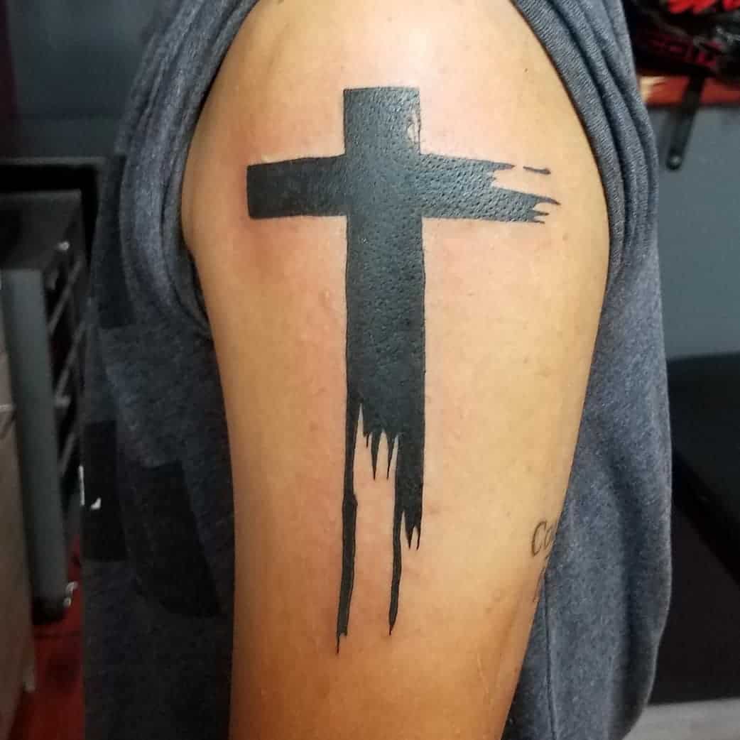 Cross Tattoos, saved tattoo, 20