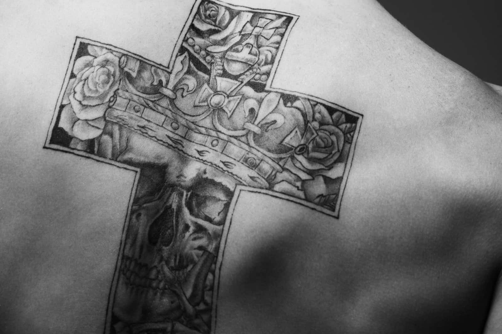 Cross Tattoos, saved tattoo