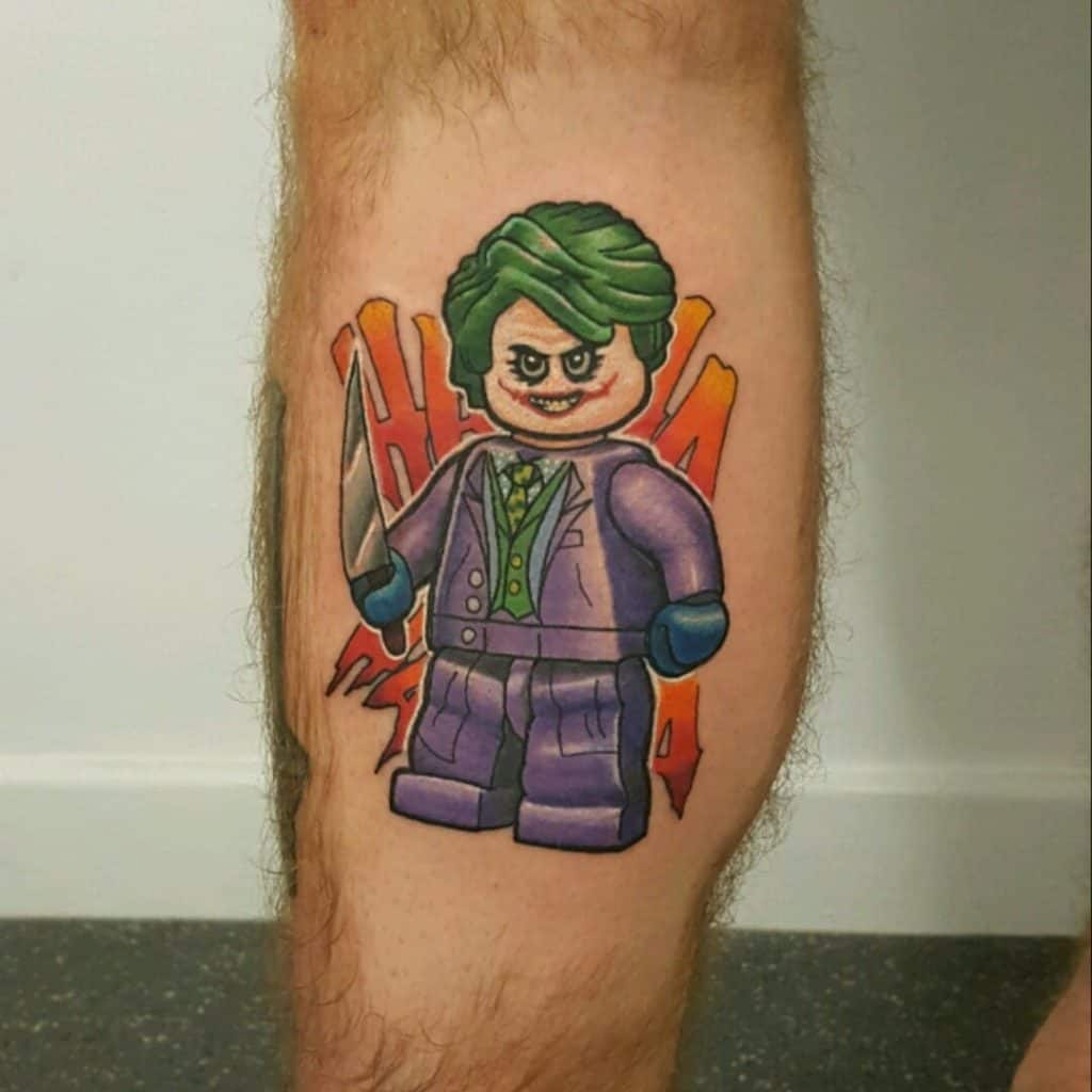 Funny Joker Tattoo Small Design 