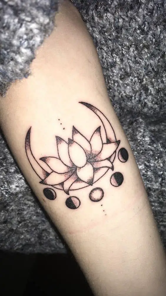 20 Lotus Flower Tattoo Design Ideas