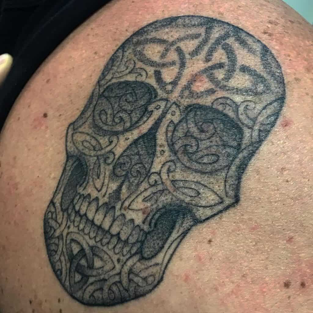 Skeleton Hand Tattoo, saved tattoo, Celtic 2