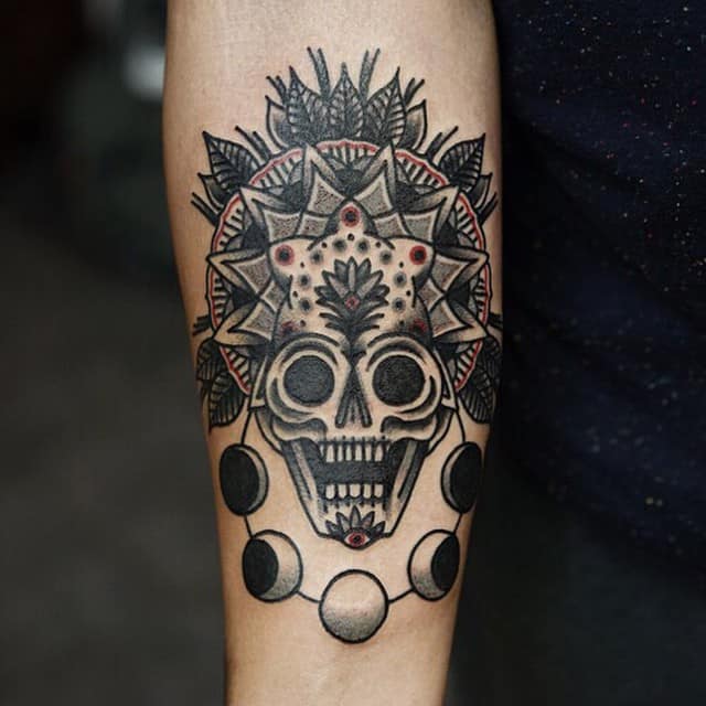 Skeleton Hand Tattoo, saved tattoo, Tribal 1