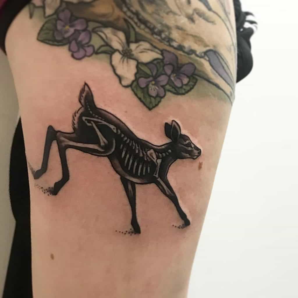 Skeleton Hand Tattoo, saved tattoo, animal 3