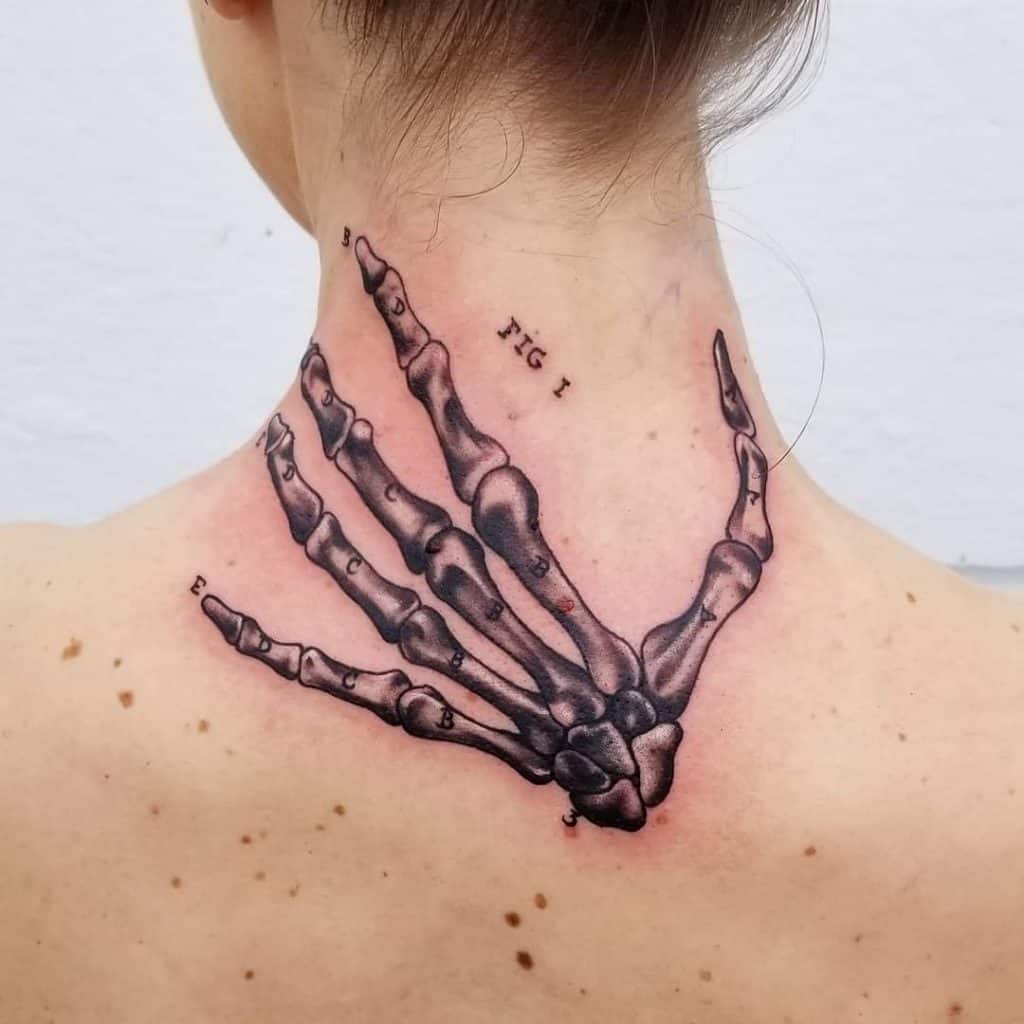 Skeleton Hand Tattoo, saved tattoo, else 1