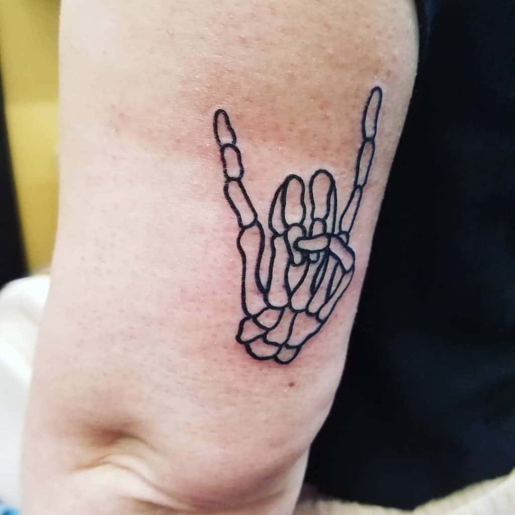 Skeleton Hand Tattoo, saved tattoo, else 2