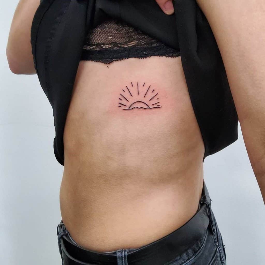 Half Sun Tattoo 2