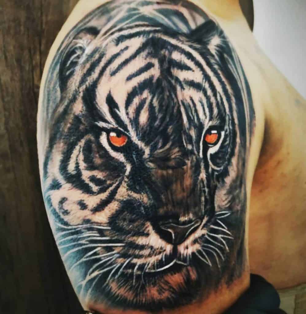 Large Cat Tattoo