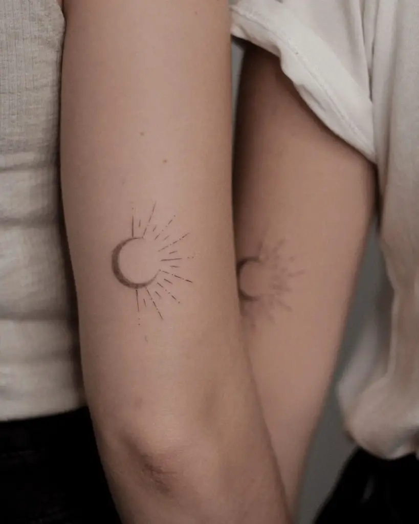 Minimalist Sun Tattoo Ideas