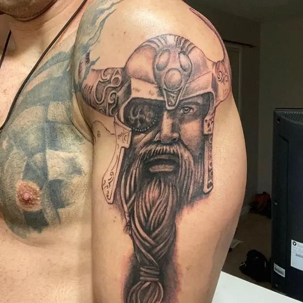 Odin Tattoo Sleeve