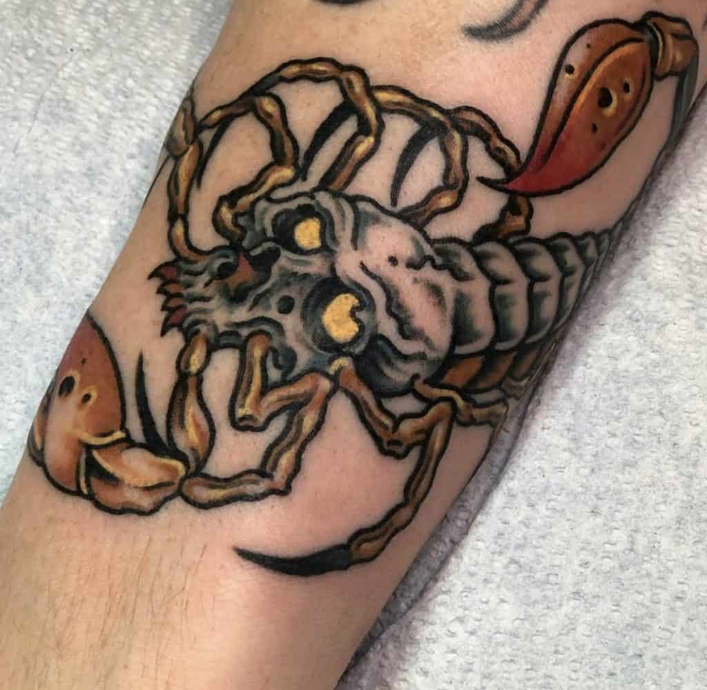 Scary And Dramatic Cool Scorpio Tattoos 