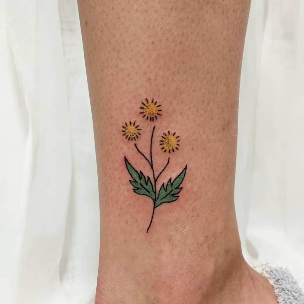 Small Tattoos Flower Idea