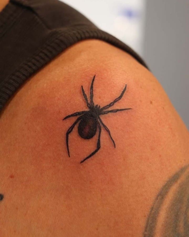 Spider Shoulder Tattoo