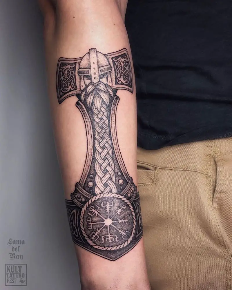 Thor’s Hammer Tattoo