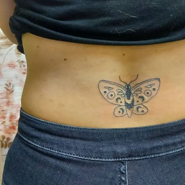 blue Butterfly Tattoo
