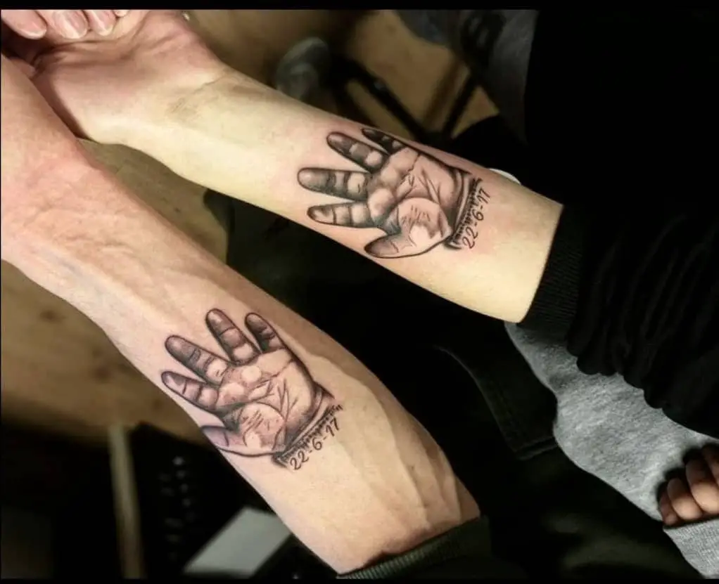 Baby's Hand Tattoo 