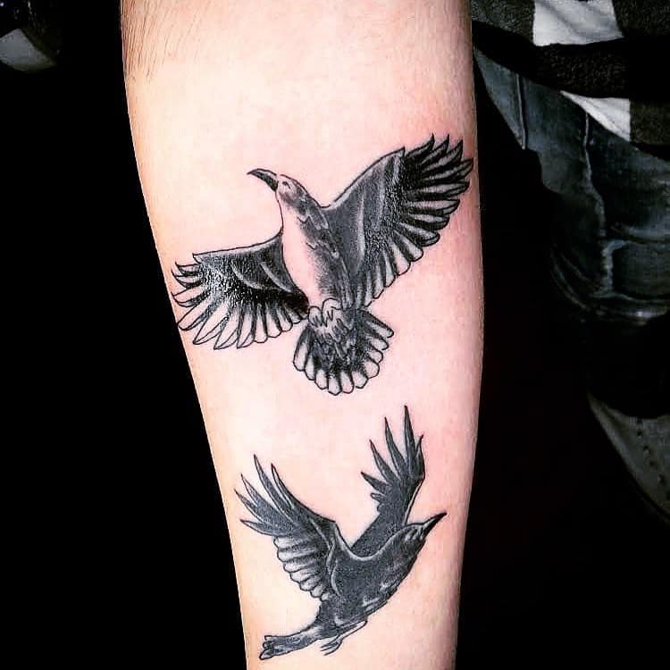 Dark Horse Tattoo on Arm