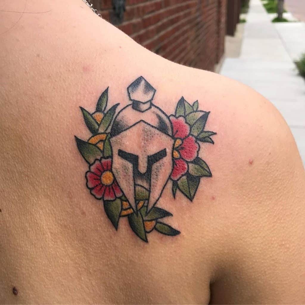 Flower Tattoo on back