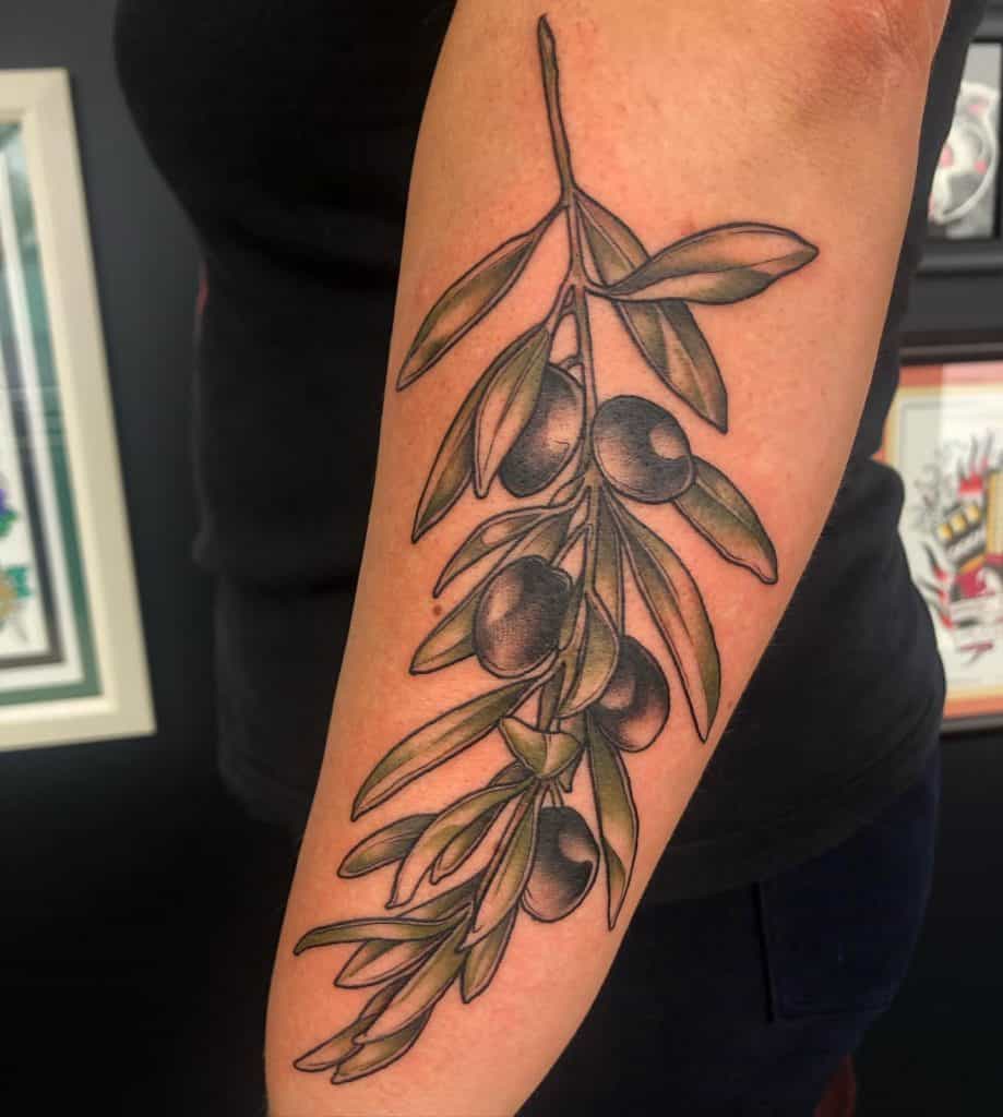 Olive Branch Hope Tattoo 3