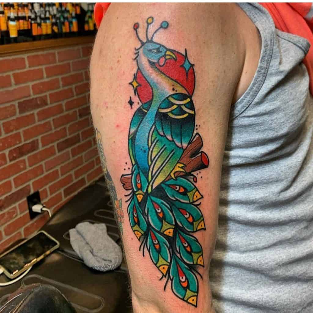 Peacock Hope Tattoo 3