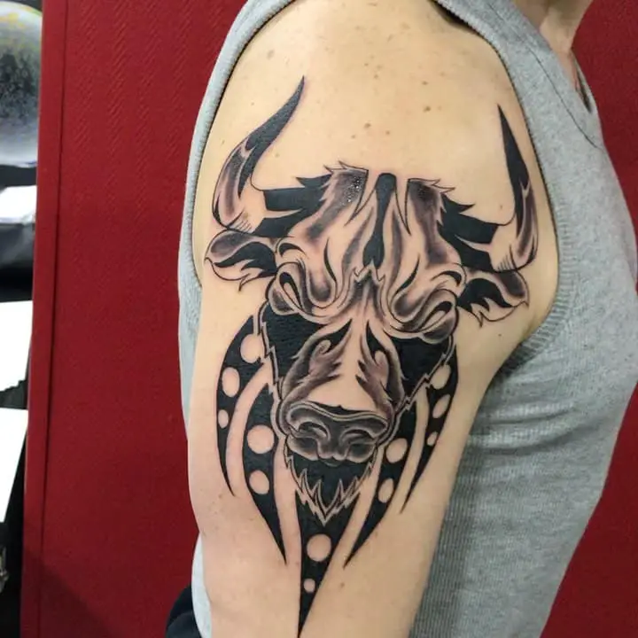 Taurus tattoo for males 2
