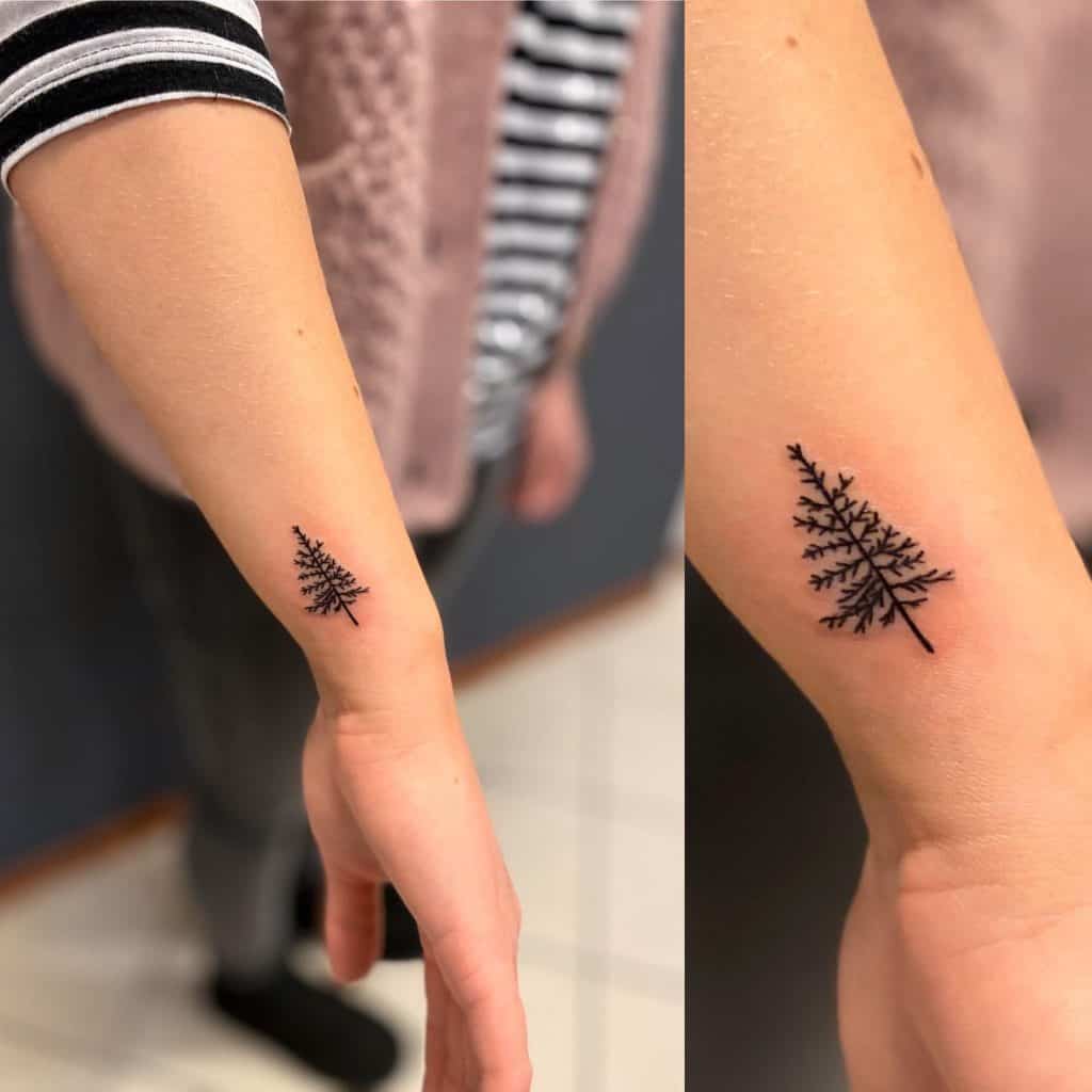 Tiny Tree Tattoo 1