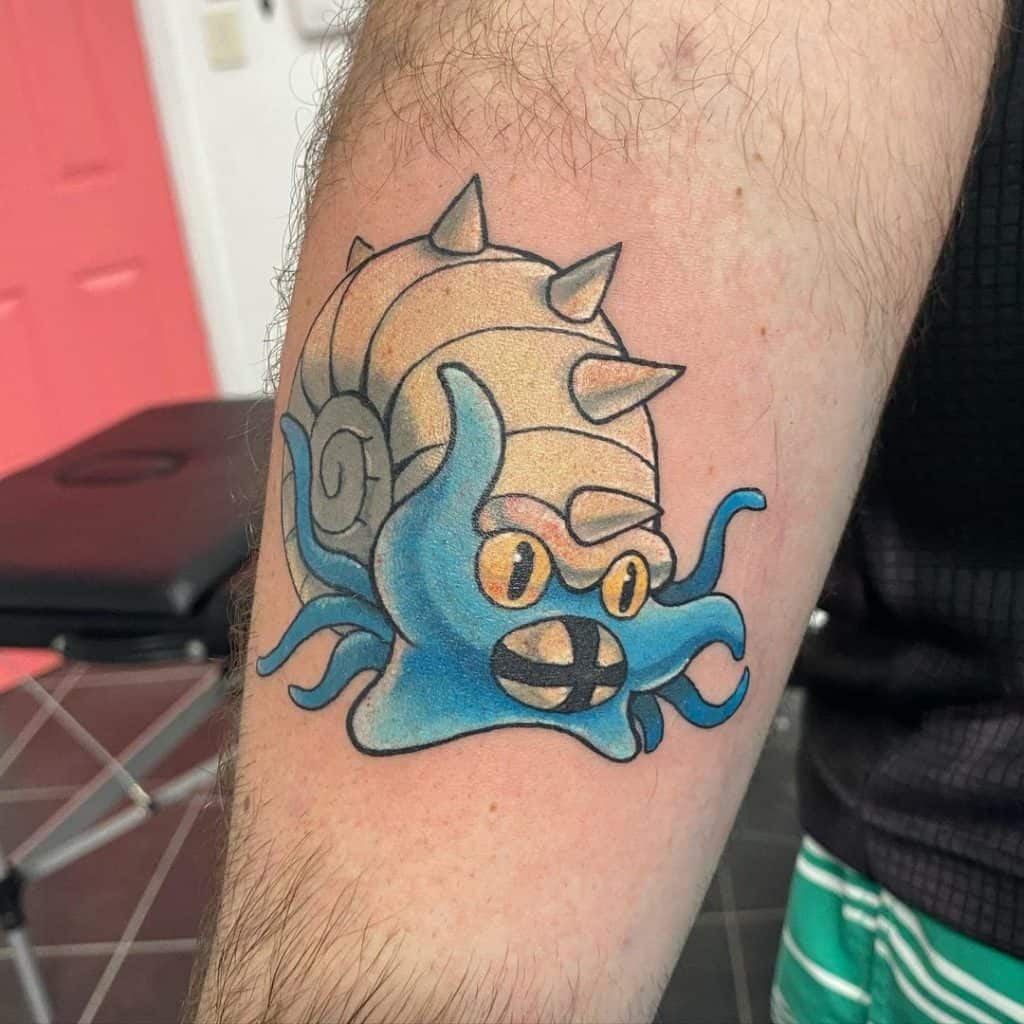 Water Pokemon with HornTattoo