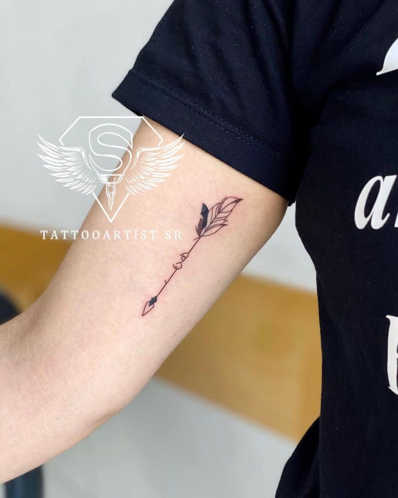 Arrow tattoo with big meanings 1