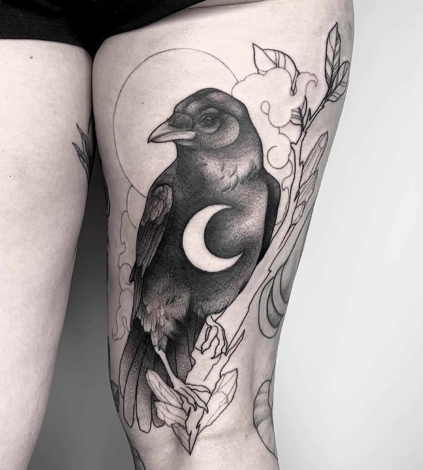 Crow Tattoo Meaning 3