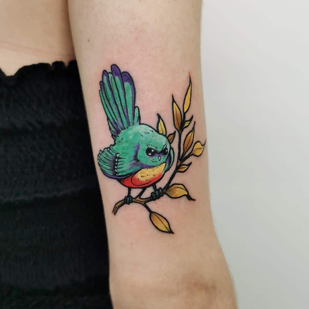 New School Bird Tattoo 3
