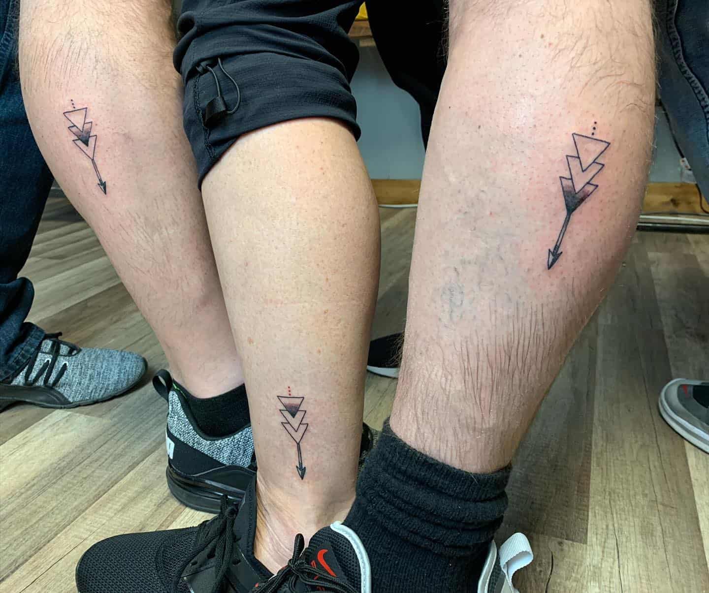 Arrow Brother and Sister Tattoos 2