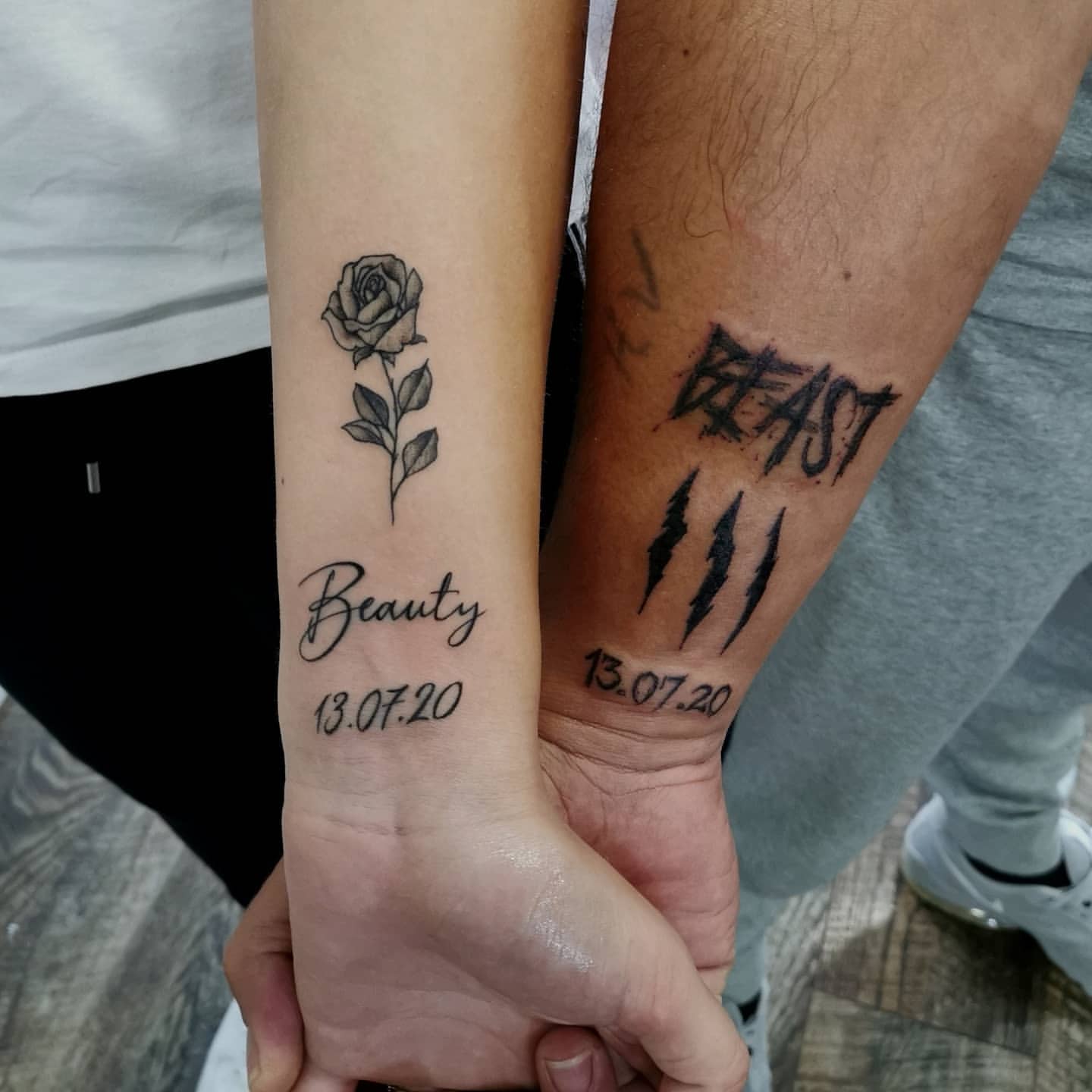 Brother and Sister Date Tattoo 2