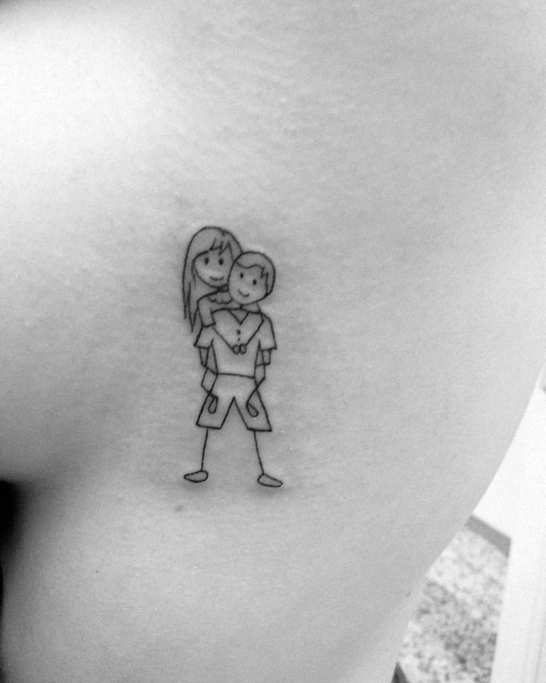 Child-Like Brother and Sister Tattoo 1