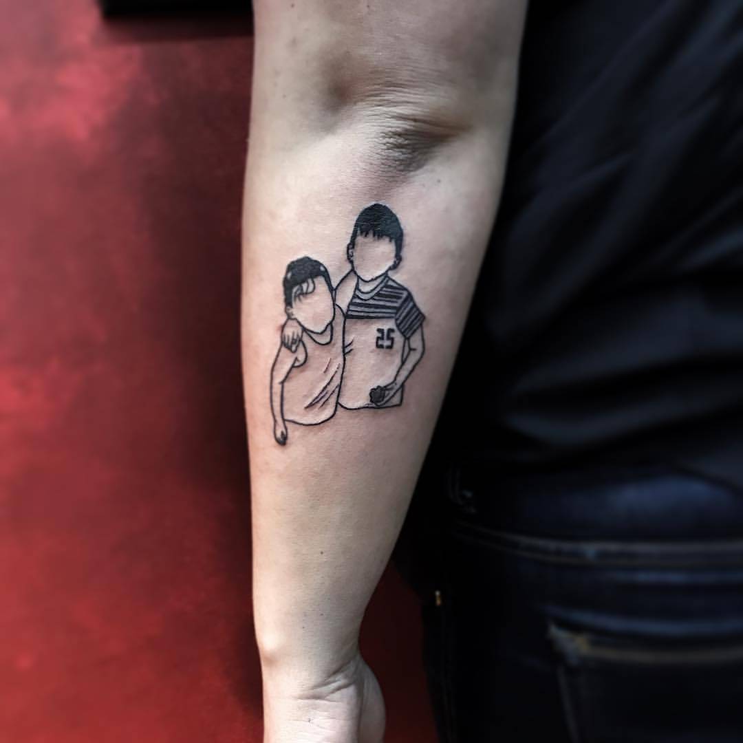 Child-Like Brother and Sister Tattoo 2