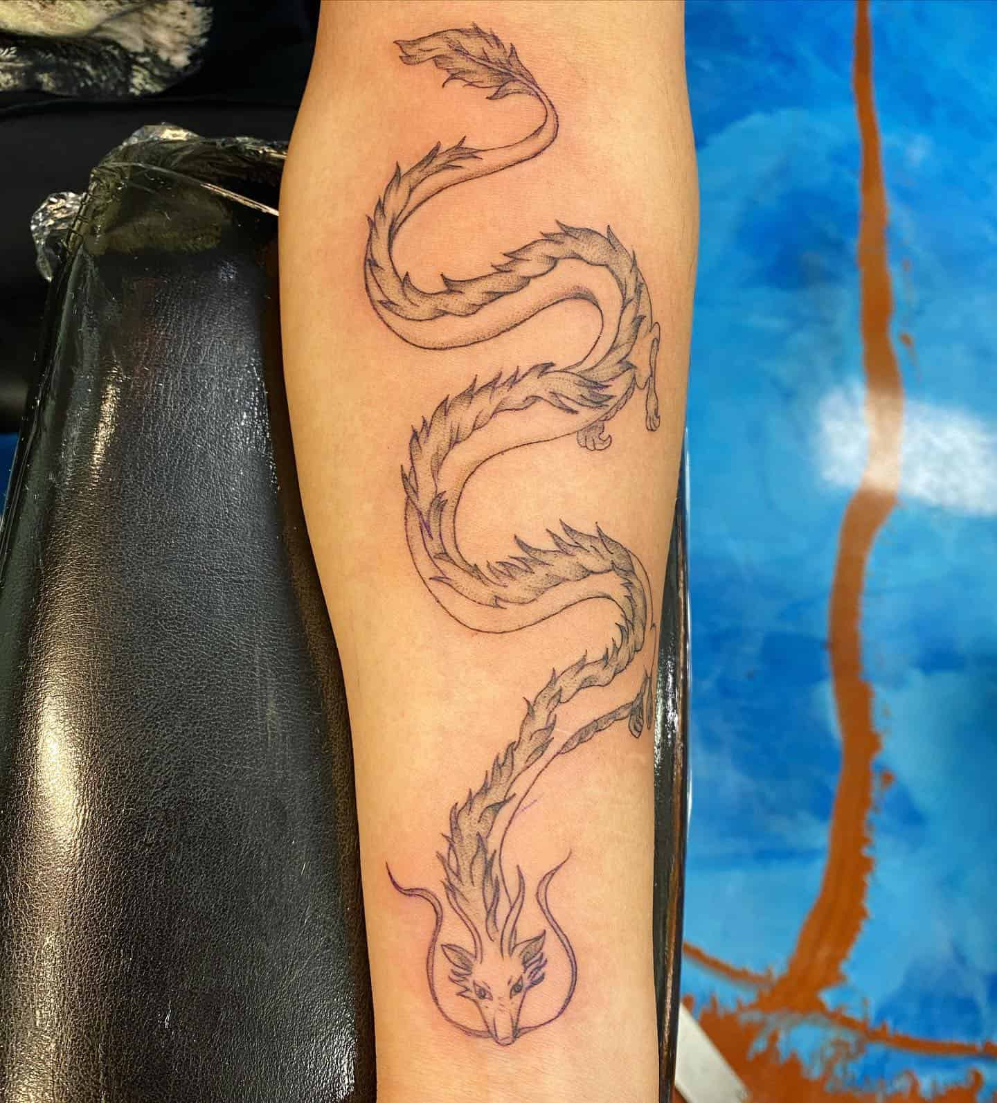 Dragon Forearm Tattoo 1