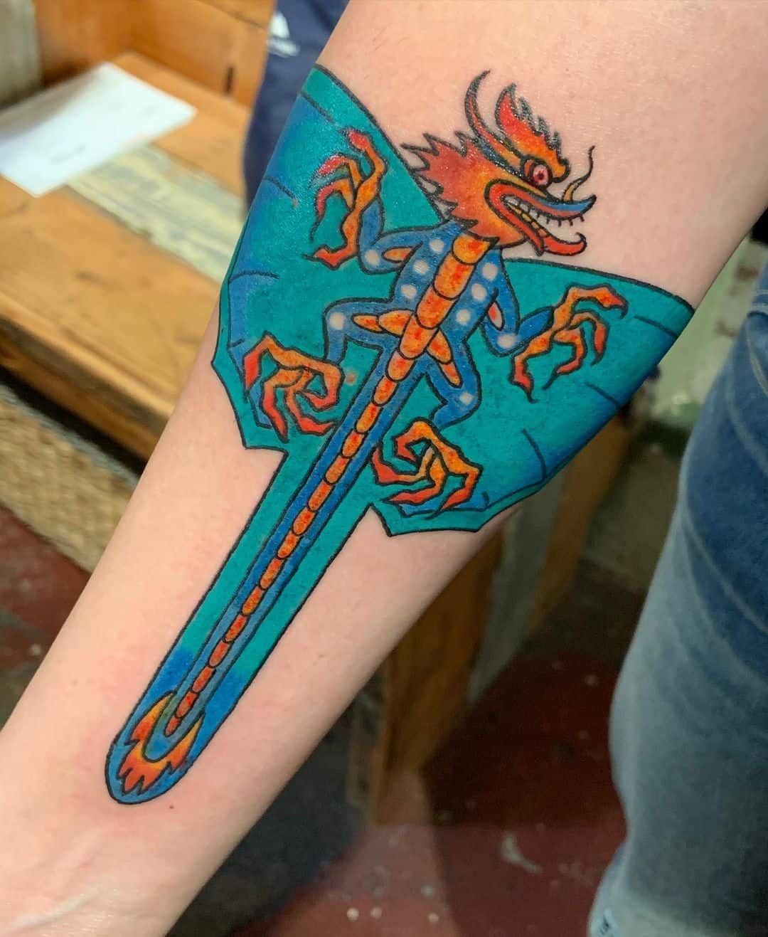 Dragon Forearm Tattoo 2
