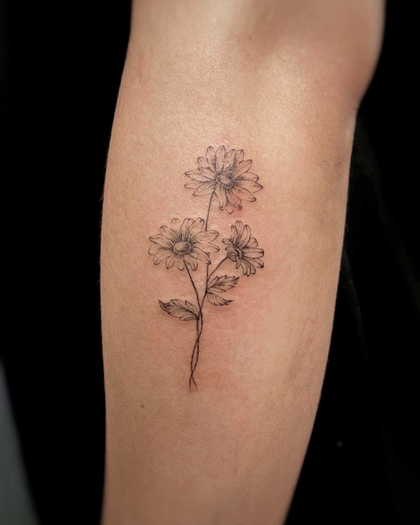 Flower Forearm Tattoo 1