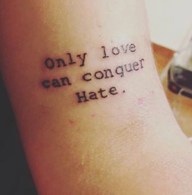 Love quote tattoo 3