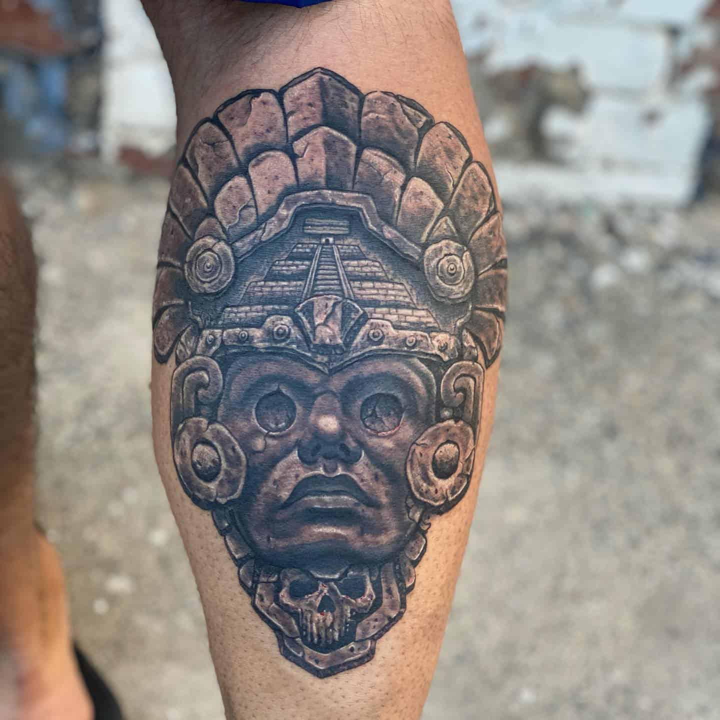 Mexican (Aztec) Tribal Tattoos 5