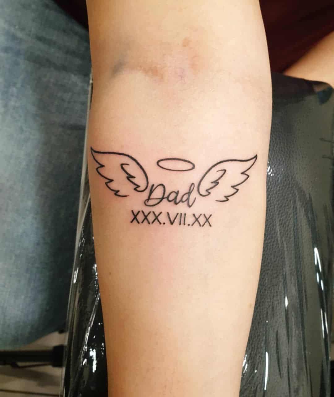 Protective Father and Daughter Tattoos 3