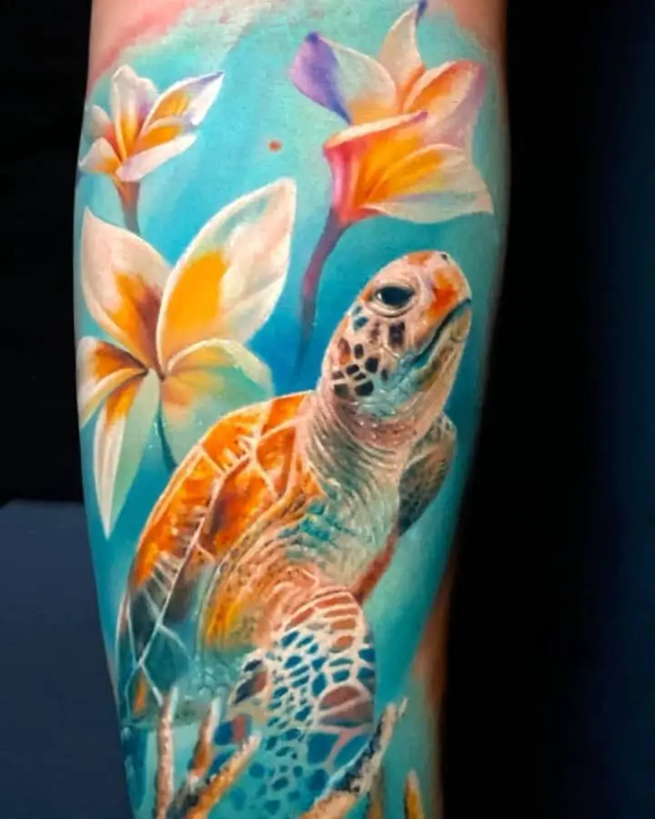 50 Top Turtle Tattoo Designs The