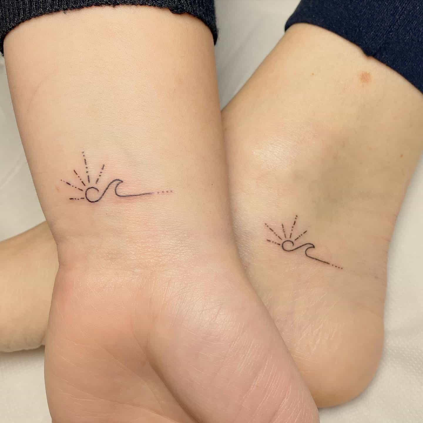 Small Father and Daughter Tattoos 2