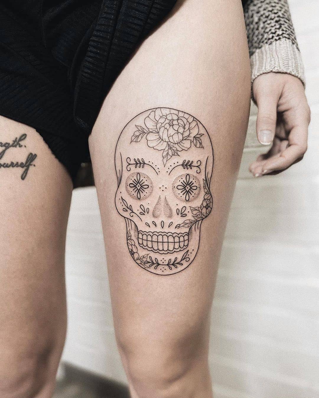 Sugar Skull or Calavera Tattoos