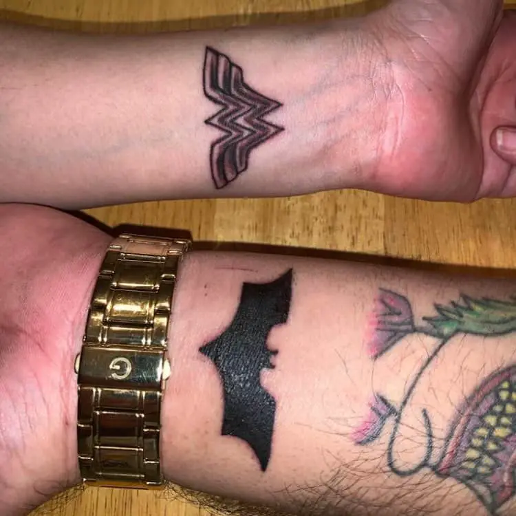 Superhero Brother and Sister Tattoos 2