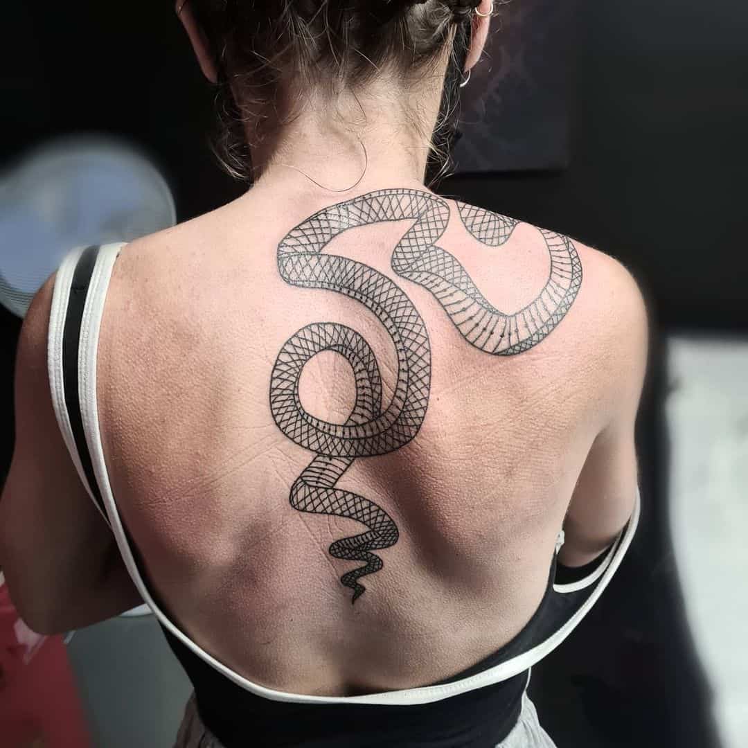 Womens Snake Tattoo