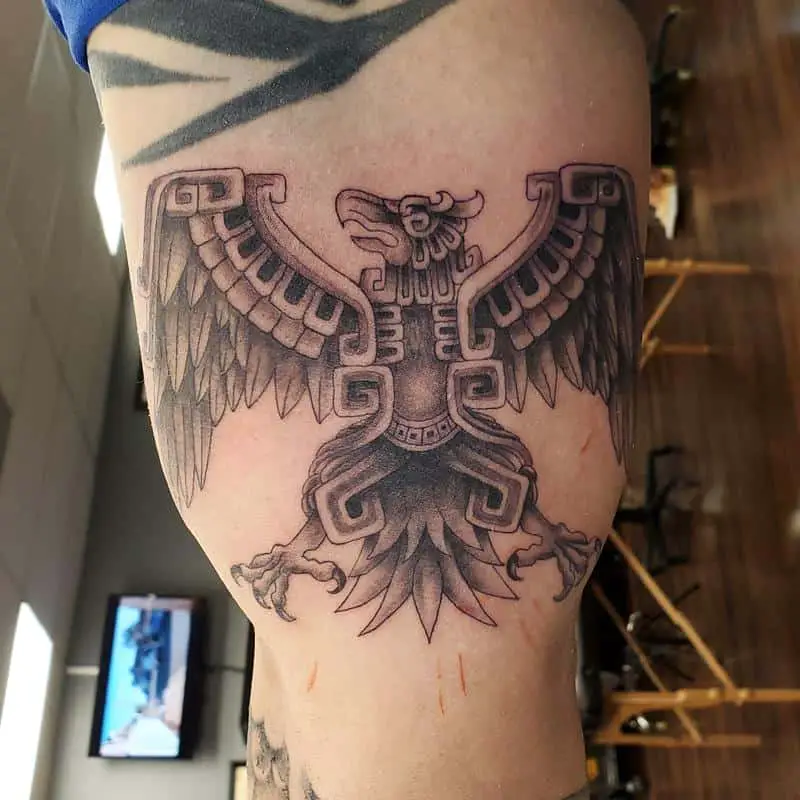 Aztec Eagle Tattoo 1