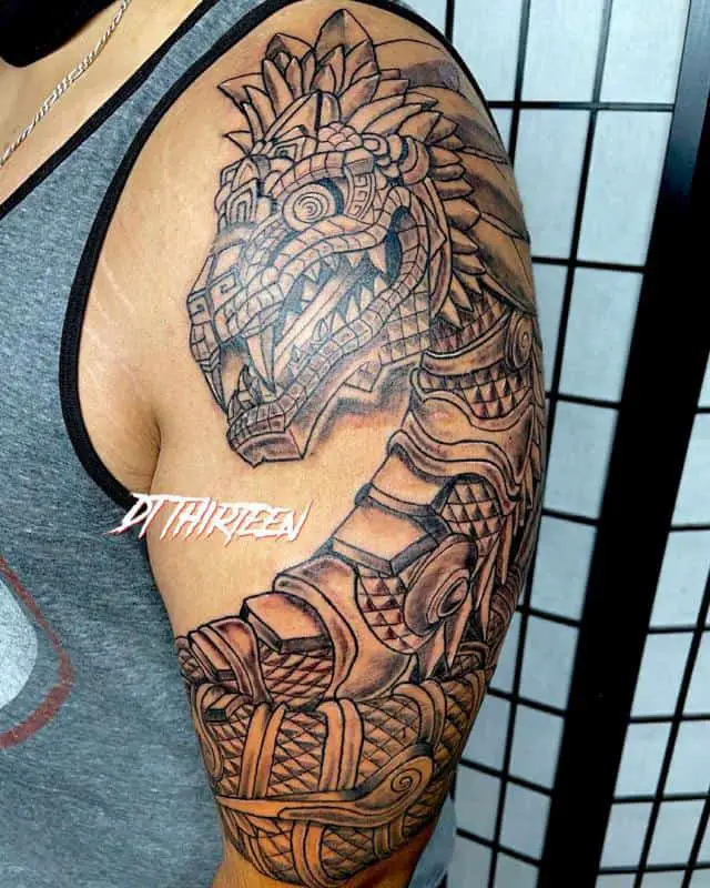 Aztec Snake Tattoo 3